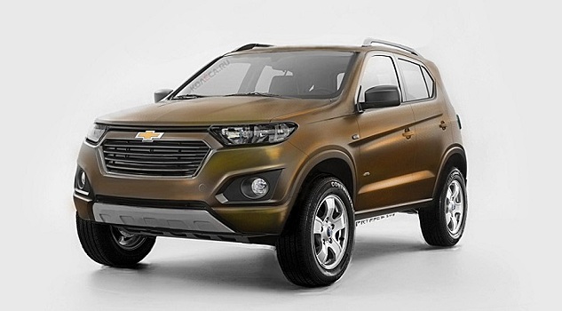 Новая Chevrolet Niva "попалась" во время испытаний
