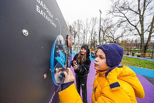 "Научная" детская площадка появилась на месте пустыря на Лукинской улице в ЗАО