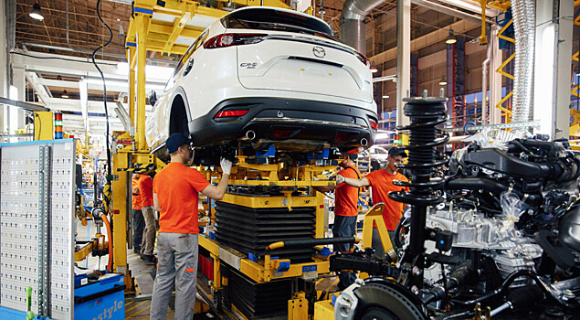 В феврале в России вырос объём производства машин