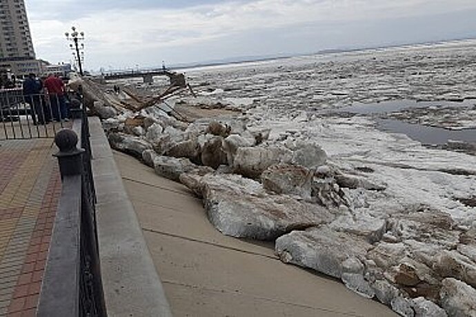 Уровень Амура возле Хабаровска может подняться до неблагоприятной отметки