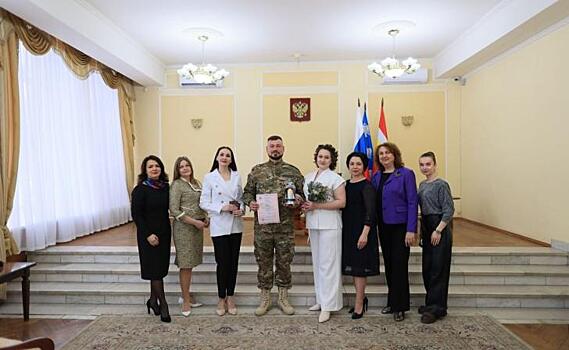 В Курске поженились участник СВО и его избранница