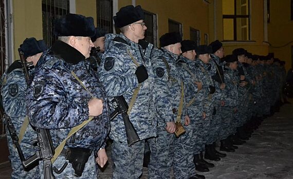 Сводный отряд полиции вернулся в Калугу