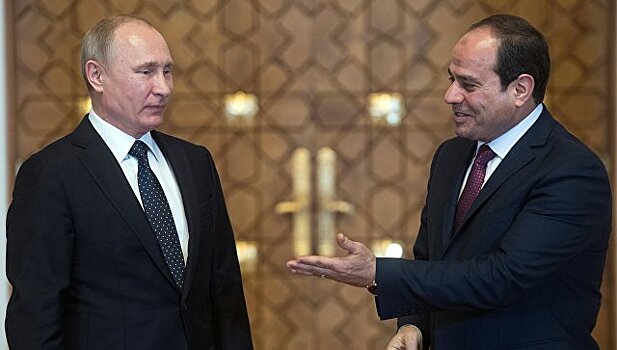 В Каире начались переговоры президентов России и Египта