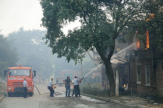 Пожар в Ростове: режим ЧС введен в городе