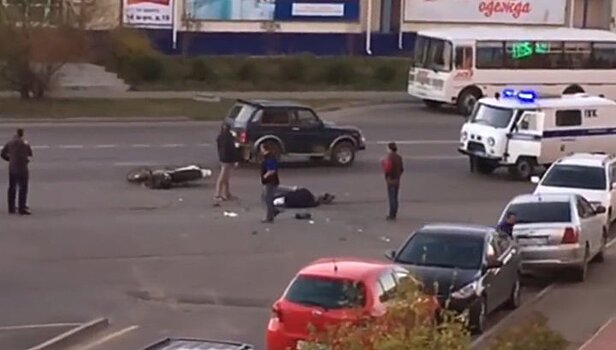 Поторопившийся водитель убил байкера в Ангарске
