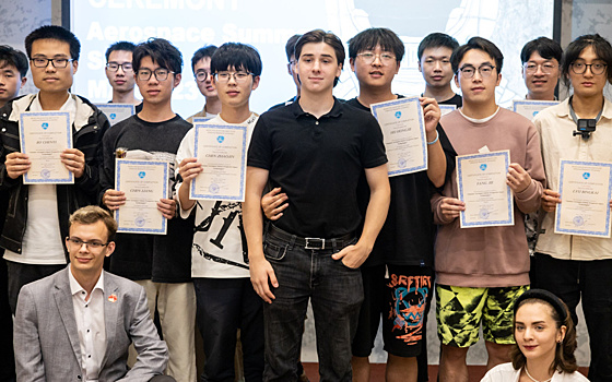 Более 100 иностранных студентов стали участниками Международной аэрокосмической летней школы МАИ в САО