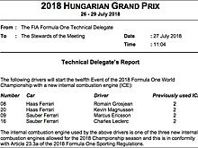 В FIA подтвердили замены на машинах Haas и Sauber