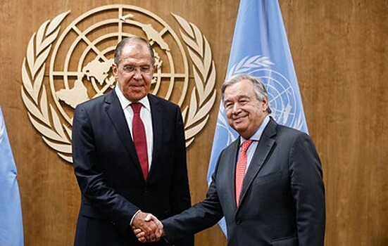 Лавров обсудил с генсеком ООН ситуацию в сирийском Идлибе