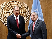 Лавров обсудил с генсеком ООН ситуацию в сирийском Идлибе