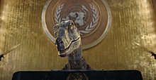 ООН напомнила о вымирании человечества видеороликом с динозавром