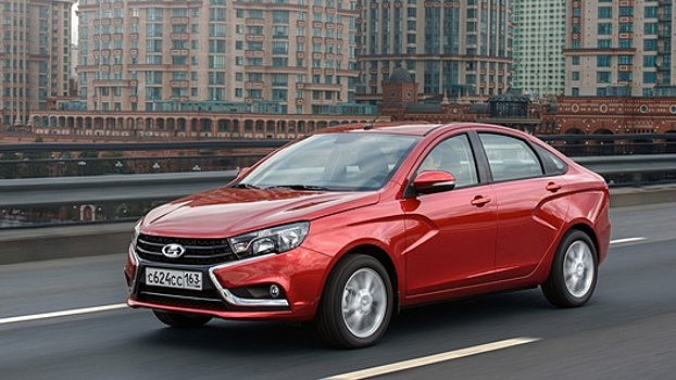 Lada Vesta попала в "десятку" январских продаж