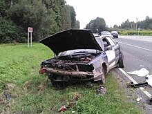 Под Советском пьяная автомобилистка на Audi вылетела с трассы