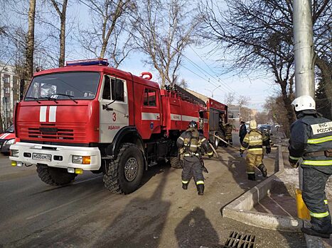 В хакасском минстрое потушили пожар