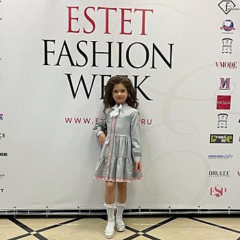 Красноярская 9-летняя модель приняла участие в ювелирной недели моды в Москве