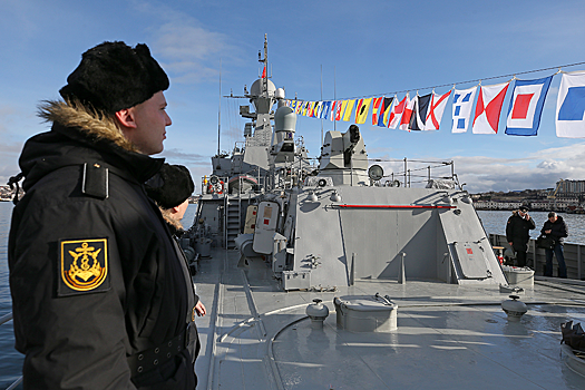 Черноморский флот получил корабль "Ингушетия" с ракетами "Калибр"