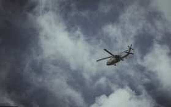 Появилось видео падения вертолета, принадлежащего фирме советника Порошенко