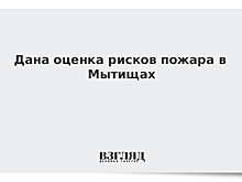 Дана оценка рисков пожара в Мытищах