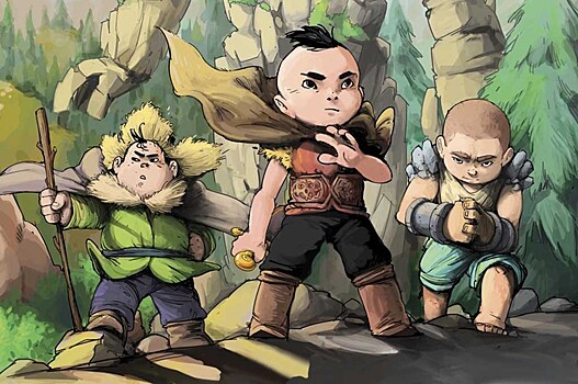 Первый кадр из казахского мультфильма «Еркетай»