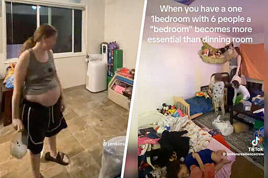 NDTV: беременную блогершу из США осудили за то, что она живет в одной комнате с 6 детьми