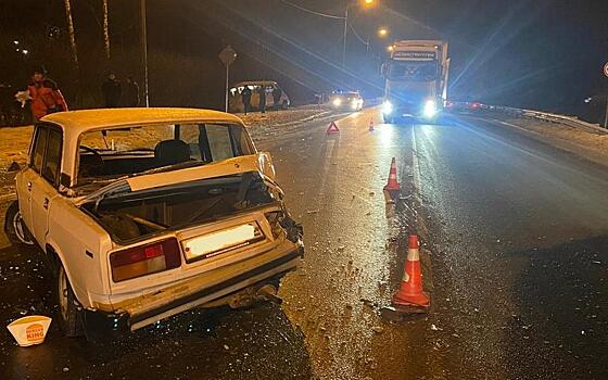В Путятинском районе произошло массовое ДТП с фурой