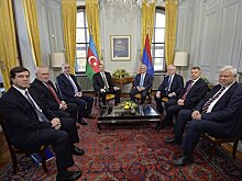 Началась встреча президентов Армении и Азербайджана