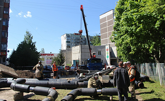 В Курске возле улиц Косухина и Воробьева началась замена теплосетей
