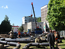 В Курске возле улиц Косухина и Воробьева началась замена теплосетей