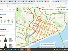 Вечер понедельника саратовцы проводят в девятибалльных пробках