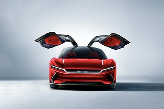 В Китае анонсировали новый электромобиль, напоминающий смесь легендарных Mercedes и Porsche