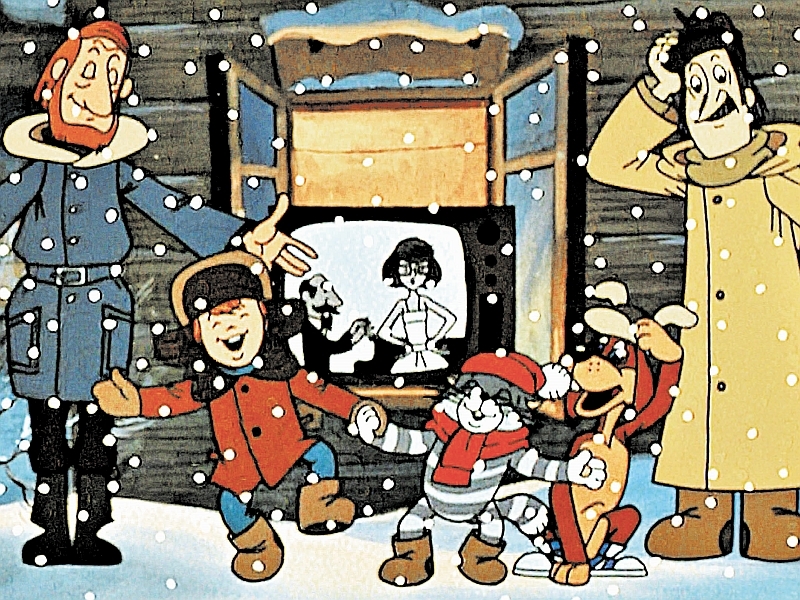 Новый Год В Простоквашино Мультфильм 1980