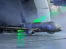 Ученые проводят испытания самолета SJ-100 с российскими двигателями