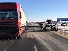 В Волгоградской области в ДТП с грузовиком погиб пассажир «Нивы»