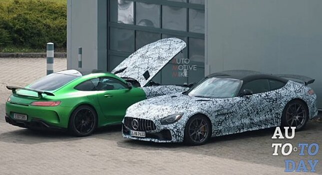 Предстоящий Mercedes-AMG GT Black Series замечен в Нюрбургринге