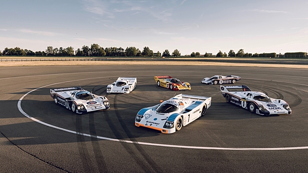 Porsche собрал вместе легендарные прототипы 956 и 962