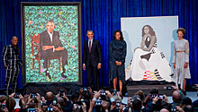 Обаму для галереи президентов США изобразили в кустах и цветочках