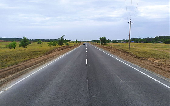 В Ростовской области досрочно отремонтировали участок трассы Вешенская &ndash; Казанская