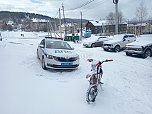 Подросток на мотоцикле попытался скрыться от правоохранителей в Кузбассе