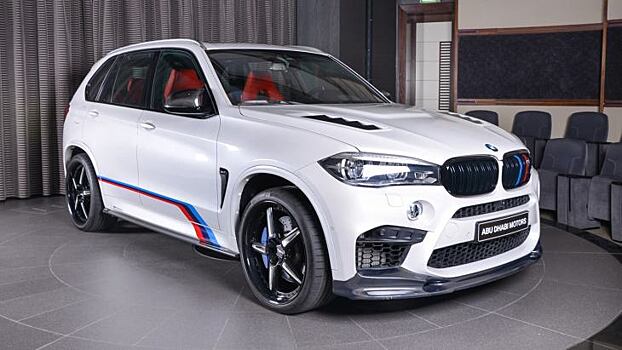 Ну, очень тюнингованный «заряженный» BMW X5 M