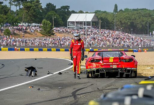 Две Ferrari лидируют после 6 часов гонки в Ле-Мане, экипаж Квята — 16-й в LMP2