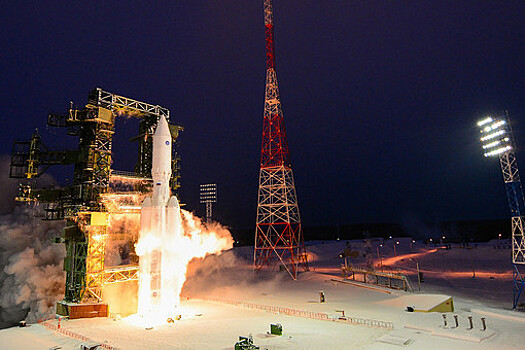 Минобороны РФ: третий испытательный пуск тяжелой ракеты-носителя "Ангара-А5" прошел штатно