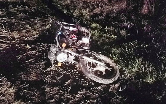 На рязанской трассе мотоциклист погиб под колёсами фургона