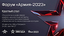 «Звезда» на форуме «Армия-2023» проведет круглый стол о технологиях в инфосфере