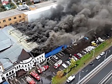 В Подмосковье произошел крупный пожар на складе ГСМ
