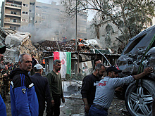 В результате авиаудара Израиля по Дамаску полностью разрушено здание посольства Ирана