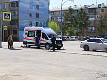 Велосипеды, кардиореанимация и BMW: в центре Кемерова произошло ДТП