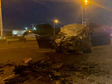 В Уфе произошло смертельное ДТП, в результате которого легковушка упала с моста