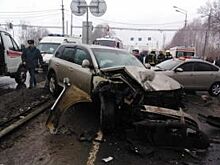 В массовом ДТП во Владимире пострадал мужчина