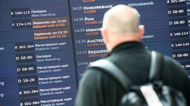 Почти 30 рейсов было задержано и отменено в аэропортах Москвы