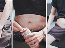 Британец создал сумки в виде волосатого пивного живота