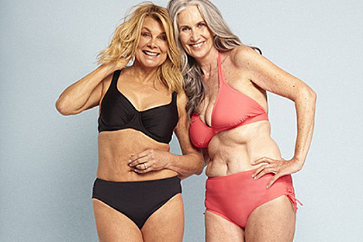 Модели «за 50» призвали ровесниц фотографироваться в бикини